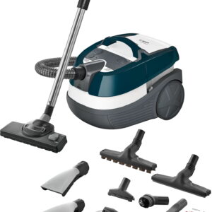 Aspirator Wet&Dry Bosch BWD41720 3in1 Serie 4 1700 W AquaWash&Clean turquoise-white-grey
