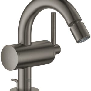 Baterie bideu Grohe Atrio M ventil pop-up brushed hard graphite