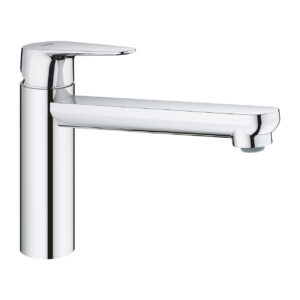 Baterie bucatarie Grohe BauCurve cu pipa medie crom