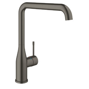 Baterie bucatarie Grohe Essence pipa L brushed hard graphite