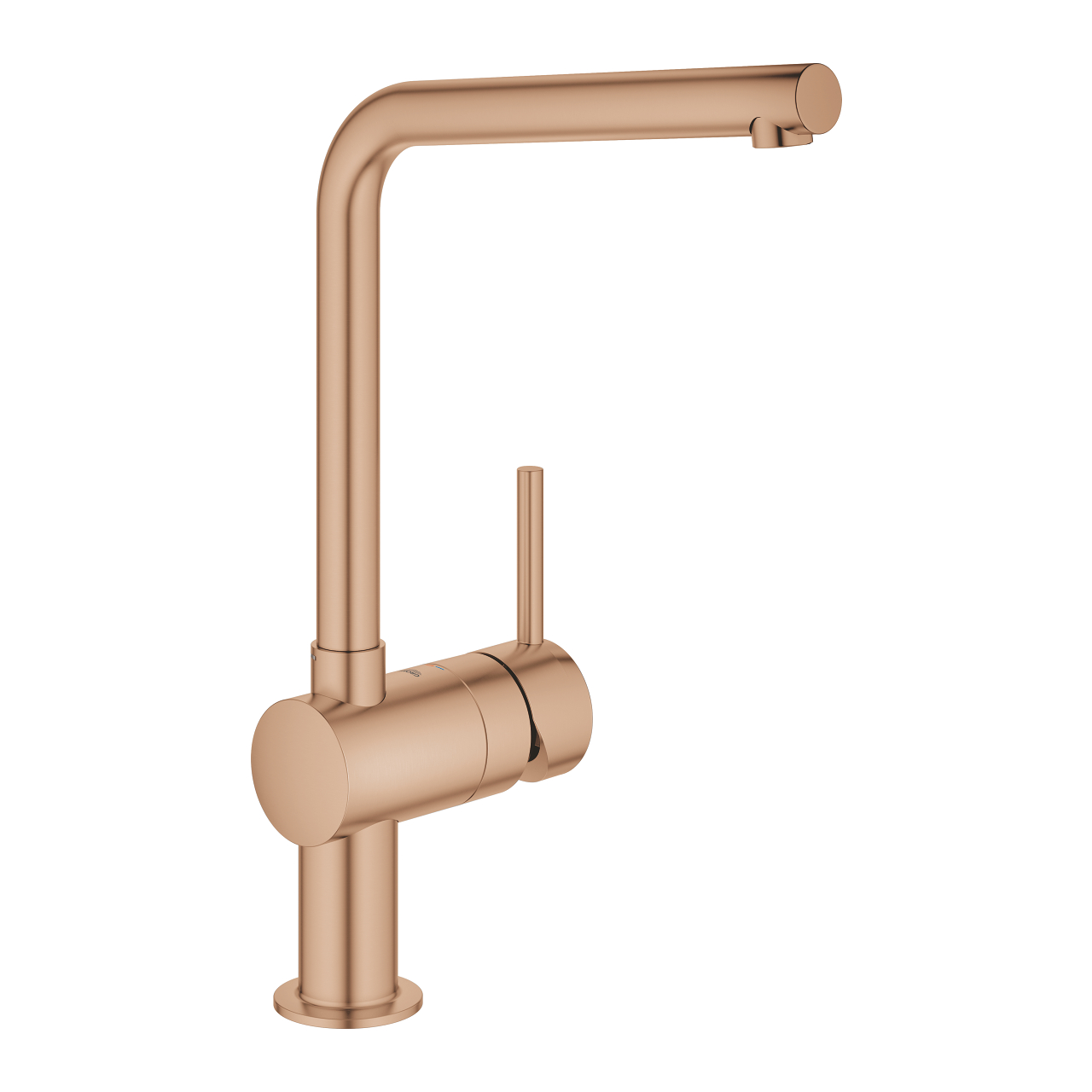 Baterie bucatarie Grohe Minta pipa L brushed warm sunset