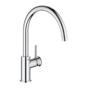 Baterie bucatarie Grohe Start Classic cu pipa inalta rotativa  crom