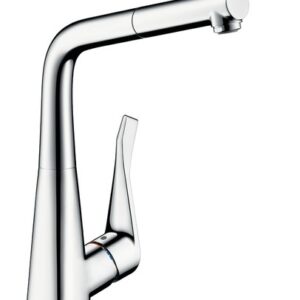 Baterie bucatarie Hansgrohe M7114-H320 ComfortZone 320 dus extractibi crom