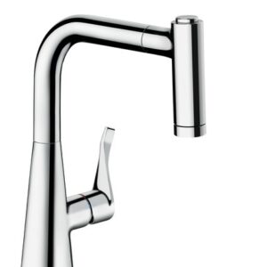 Baterie bucatarie Hansgrohe M7116-H220 ComfortZone 220 dus extractibil cu doua tipuri de jet crom