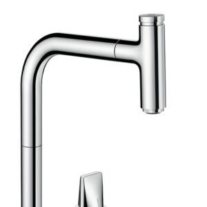 Baterie bucatarie Hansgrohe Metris M7119-H200 din doua elemente ComfortZone 200 dus extractibil crom