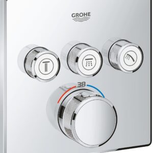 Baterie cada - dus termostatata Grohe Grohtherm SmartControl cu montaj incastrat necesita corp ingropat crom