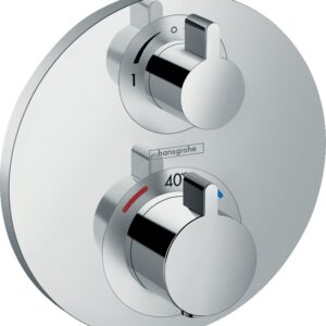 Baterie cada - dus termostatata Hansgrohe Ecostat S cu montaj incastrat necesita corp ingropat