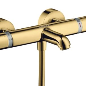 Baterie cada termostatata Hansgrohe Ecostat Comfort gold optic lustruit