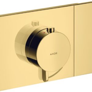 Baterie dus termostatata Axor ONE cu 1 functie montaj incastrat necesita corp ingropat gold optic lustruit