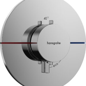 Baterie dus termostatata Hansgrohe ShowerSelect Comfort S cu montaj incastrat necesita corp ingropat crom