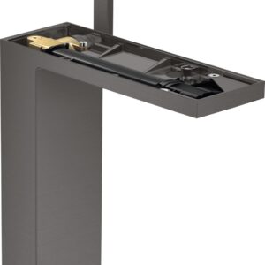 Baterie lavoar Axor MyEdition 230 ventil push-open fara placa superioara crom negru periat