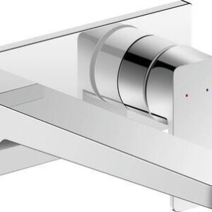 Baterie lavoar Duravit Manhattan din 2 elemente de perete necesita corp ingropat crom