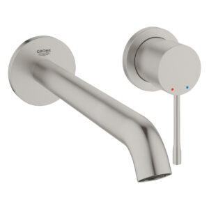 Baterie lavoar Grohe Essence L din 2 elemente de perete necesita corp incastrat supersteel