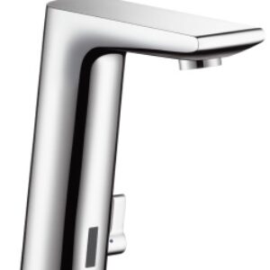 Baterie lavoar Hansgrohe Metris S electronica alimentare la retea si reglaj manual al temperaturii fara ventil crom