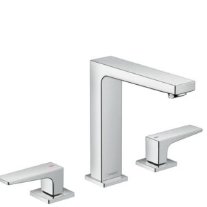 Baterie lavoar Hansgrohe Metropol 160 din 3 elemente ventil push-open