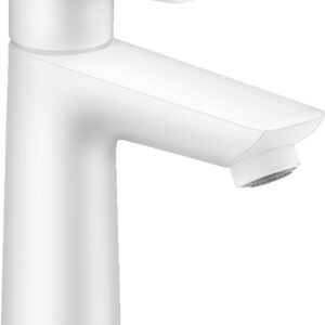 Baterie lavoar Hansgrohe Talis E 110 ventil pop-up alb mat