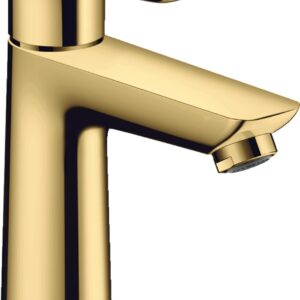 Baterie lavoar Hansgrohe Talis E 110 ventil pop-up gold optic lustruit