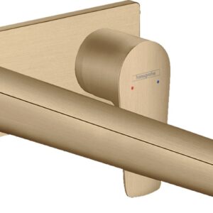 Baterie lavoar Hansgrohe Talis E cu pipa 225 mm montaj incastrat necesita corp ingropat bronz periat