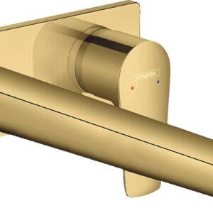Baterie lavoar Hansgrohe Talis E cu pipa 225 mm montaj incastrat necesita corp ingropat gold optic lustruit