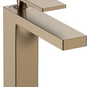 Baterie lavoar Hansgrohe Tecturis E 110 CoolStart ventil pop-up bronz periat