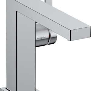 Baterie lavoar Hansgrohe Tecturis E 110 Fine CoolStart ventil click-clack crom