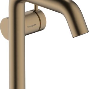 Baterie lavoar Hansgrohe Tecturis S 150 Fine CoolStart ventil click-clack bronz periat