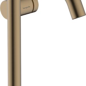 Baterie lavoar Hansgrohe Tecturis S 240 Fine CoolStart EcoSmart+ fara ventil pentru lavoar tip bol bronz periat