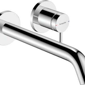 Baterie lavoar Hansgrohe Tecturis S cu pipa 225mm montaj incastrat necesita corp ingropat crom