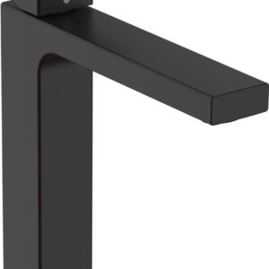 Baterie lavoar Hansgrohe Vernis Shape 190 pentru lavoar tip bol negru mat