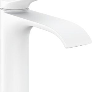 Baterie lavoar Hansgrohe Vivenis 110 fara ventil alb mat