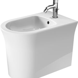 Bideu Duravit White Tulip back -to-wall 37x58cm ventil ceramic alb