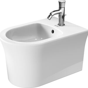 Bideu suspendat Duravit White Tulip 37x54cm ventil ceramic alb