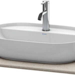 Blat compozit pentru lavoar Duravit Luv 688x475mm nisipiu structurat