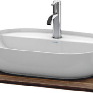 Blat lemn masiv pentru lavoar Duravit Luv 688x475mm nuc american