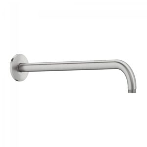 Brat de dus Duravit Shower Round 41cm cu montaj pe perete inox periat