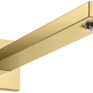 Brat de dus Hansgrohe Rainfinity Square 38.9cm gold optic lustruit