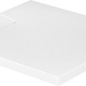 Cadita de dus dreptunghiulara Duravit Stonetto 80x90 cm compozit alb