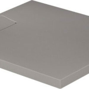 Cadita de dus dreptunghiulara Duravit Stonetto 80x90 cm compozit gri concrete