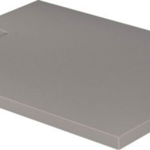 Cadita de dus dreptunghiulara Duravit Stonetto 90x120 cm compozit gri concrete