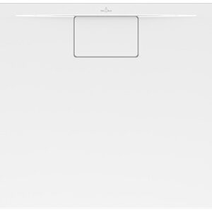 Cadita de dus rectangulara Villeroy & Boch Architectura MetalRim 120x90cm alb mat