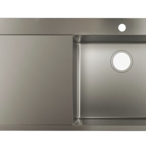 Chiuveta bucatarie Hansgrohe S717-F450 1045x510mmmm picurator stanga orificiu buton control inox