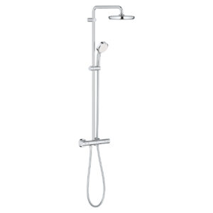 Coloana de dus Grohe Tempesta Cosmopolitan System 210 cu baterie termostatata 1016mm crom