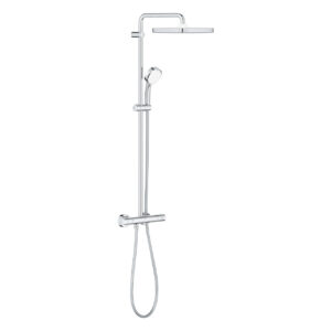 Coloana de dus Grohe Tempesta Cosmopolitan System 250 Cube cu baterie termostatata 101 cm crom