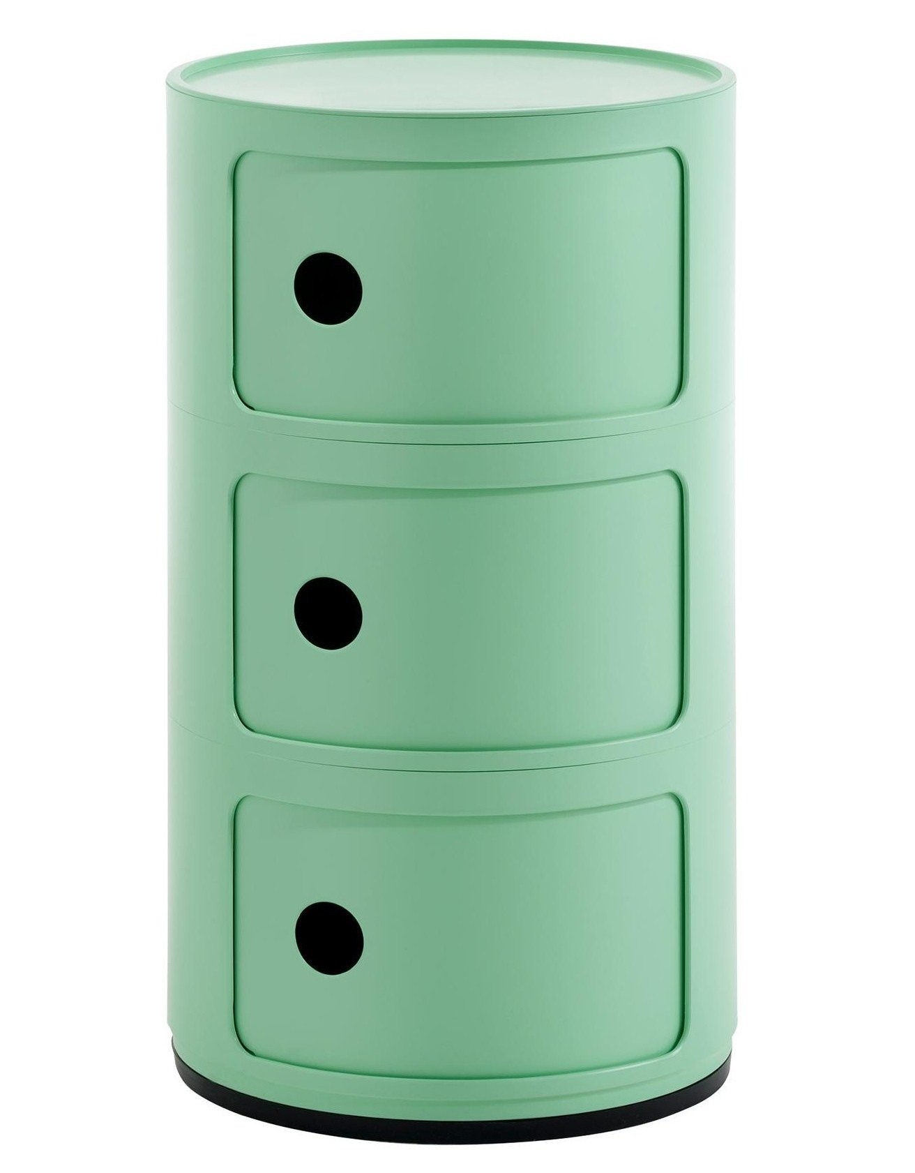 Comoda modulara Kartell Componibili Bio 3 design Anna Castelli Ferrieri verde