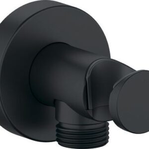 Conector fixfit Duravit Shower Roound cu agatatoare de dus negru mat