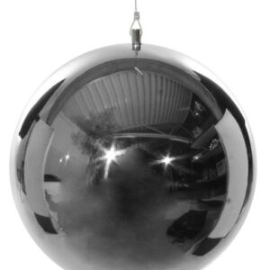 Decoratiune brad Deko Senso glob 20cm inox argintiu lucios