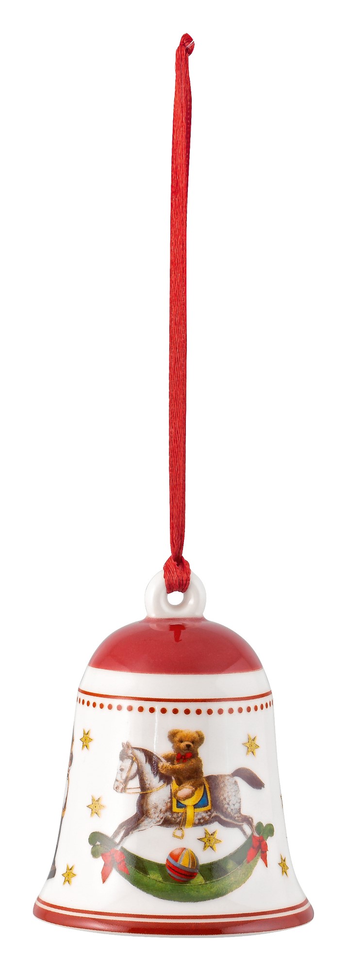 Decoratiune brad Villeroy & Boch My Christmas Tree Bell Toys Red 5 5x5 5x6 9cm