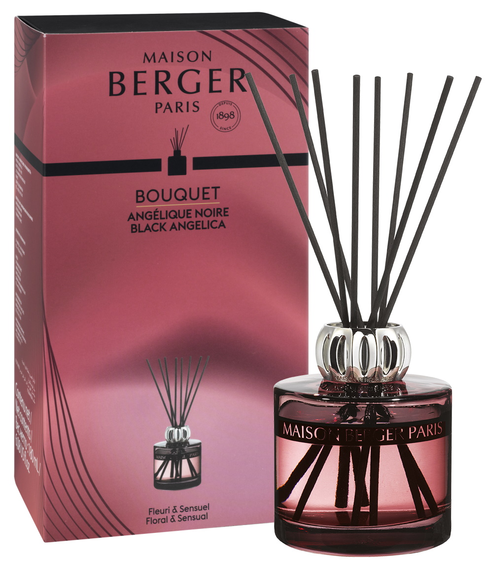 Difuzor parfum camera Berger Bouquet Duality Prune cu parfum Angelique Noire 180ml