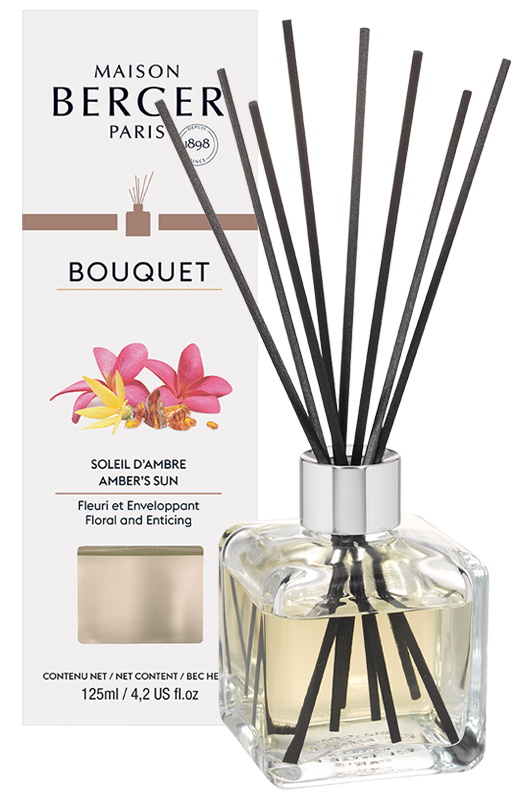 Difuzor parfum camera Berger Bouquet Parfume Cube Soleil d'Ambre 125ml