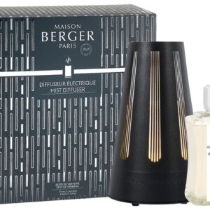 Difuzor ultrasonic parfum Berger Amphora Noir + parfum Zeste de Verveine 475ml